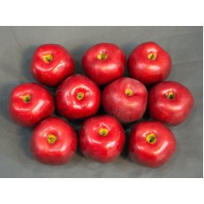 Lot of 10 Decorative Fake Red Delicious Realistic Apples Artificial Fruit   302825632582